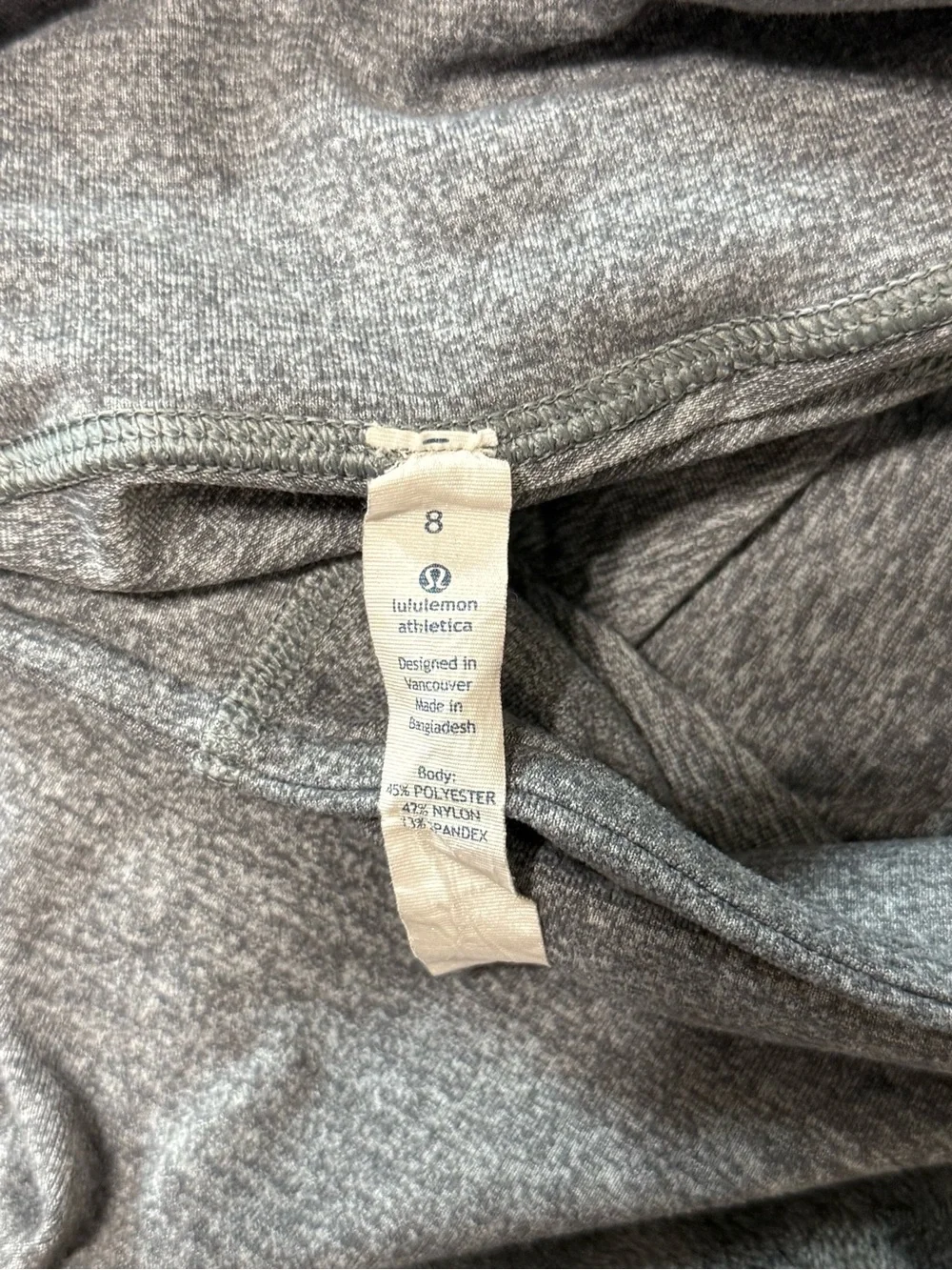lululemon athletica Heather Gray Pull-On Leggings